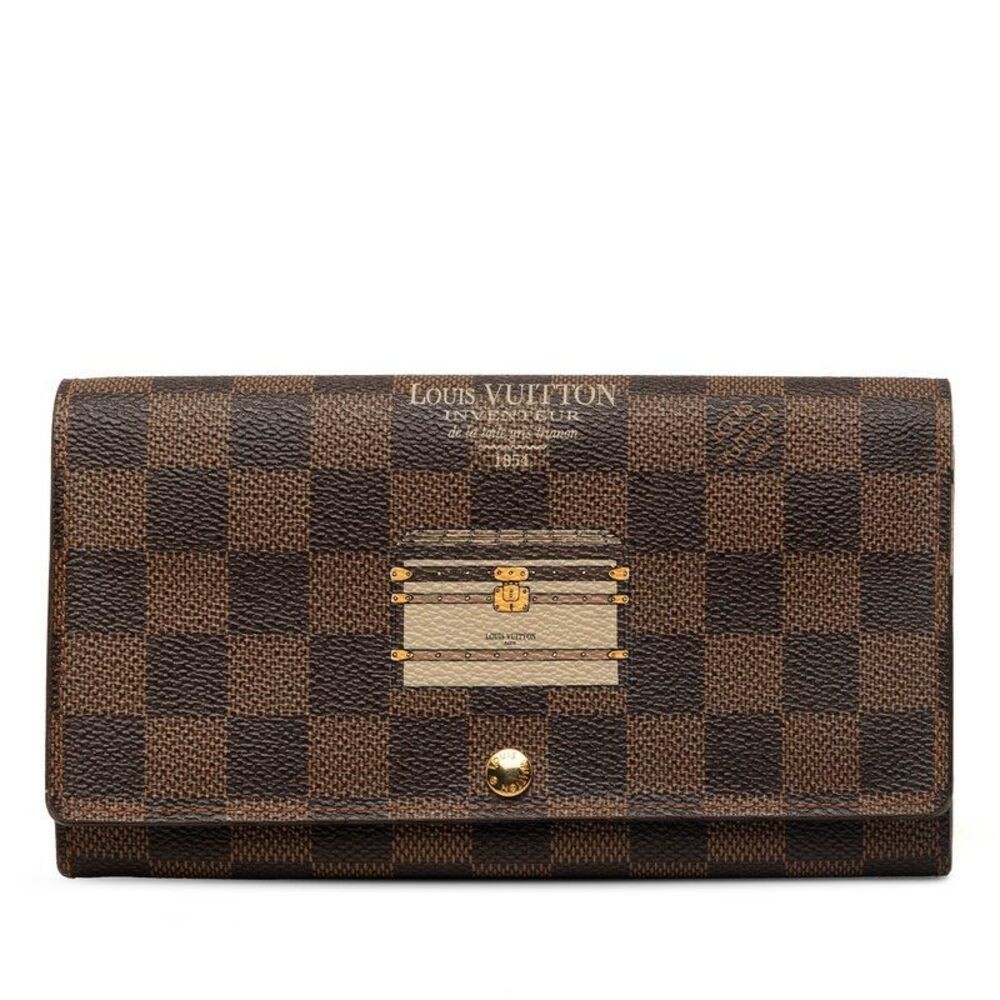 Louis Vuitton Portefeuille Sarah Trunk and Locks Damier Long Wallet